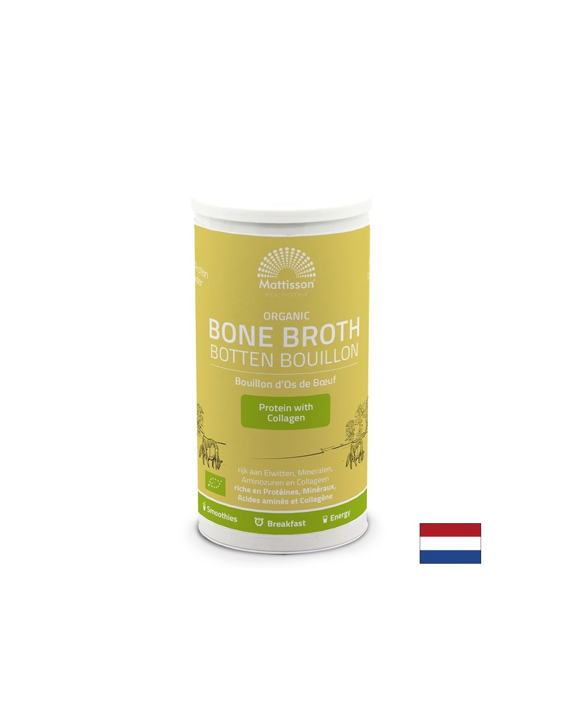 Healthy joints and beautiful skin - Beef Bone Broth BIO, 180 g, powder
