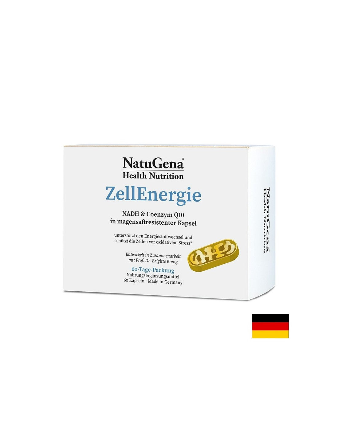 ZellEnergie - Cellular energy with NADH and coenzyme Q10, 60 capsules for 2 months of intake
