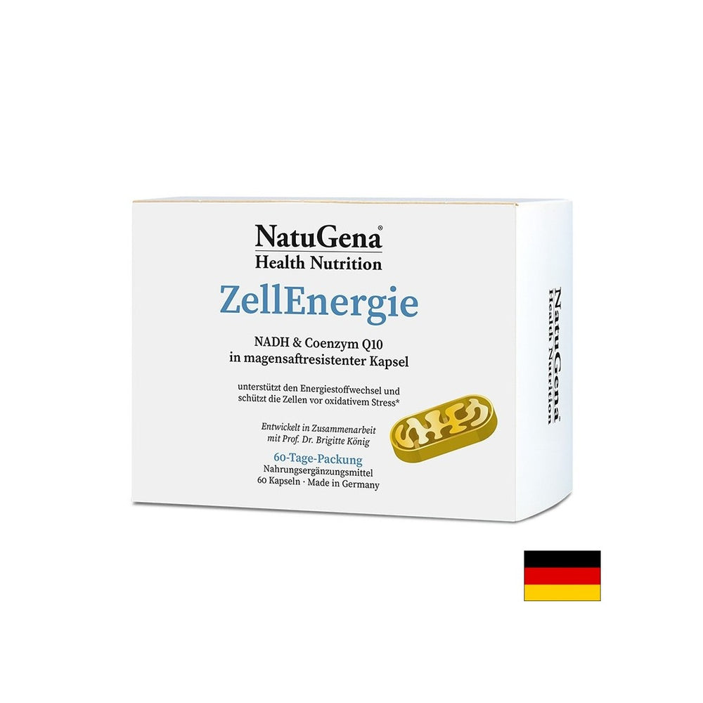 ZellEnergie - Cellular energy with NADH and coenzyme Q10, 60 capsules for 2 months of intake