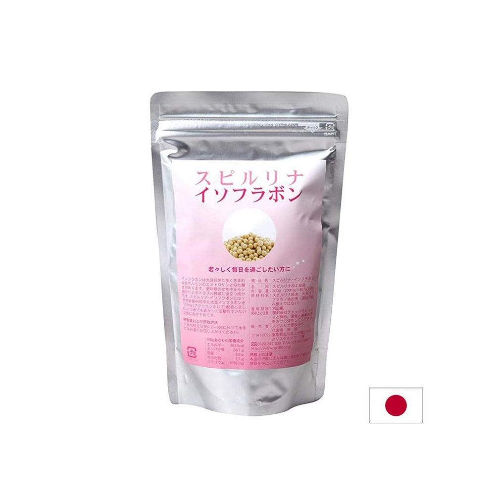 Espirulina japonesa + isoflavonas: apoyo para la salud de las mujeres y el equilibrio hormonal, 1500 tabletas