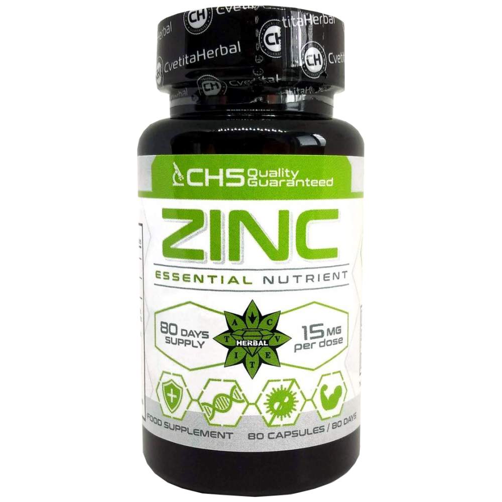 Zinc 15 mg - 80 capsules