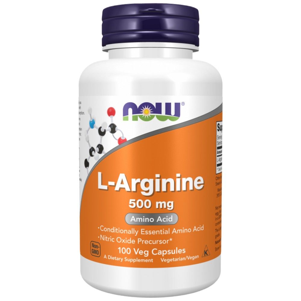 L -arginina 500 mg - 100 cápsulas