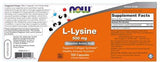 L-Lizină 500 mg - 100 capsule