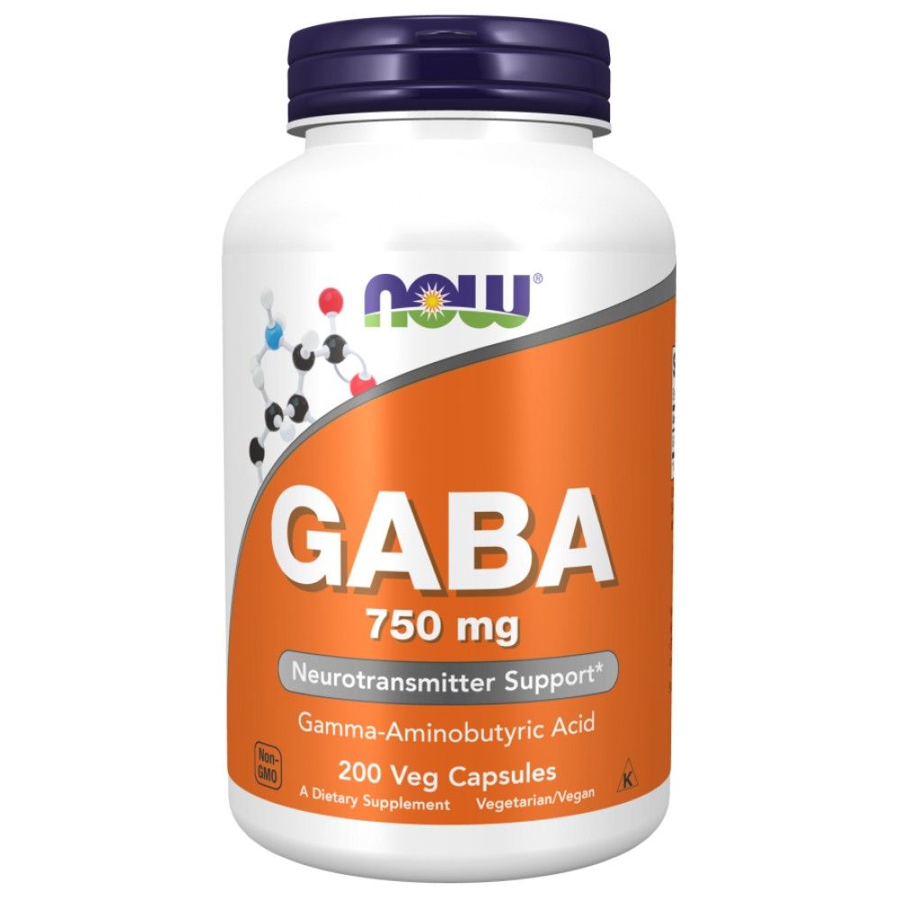 GABA 750 mg - 200 kapsulių