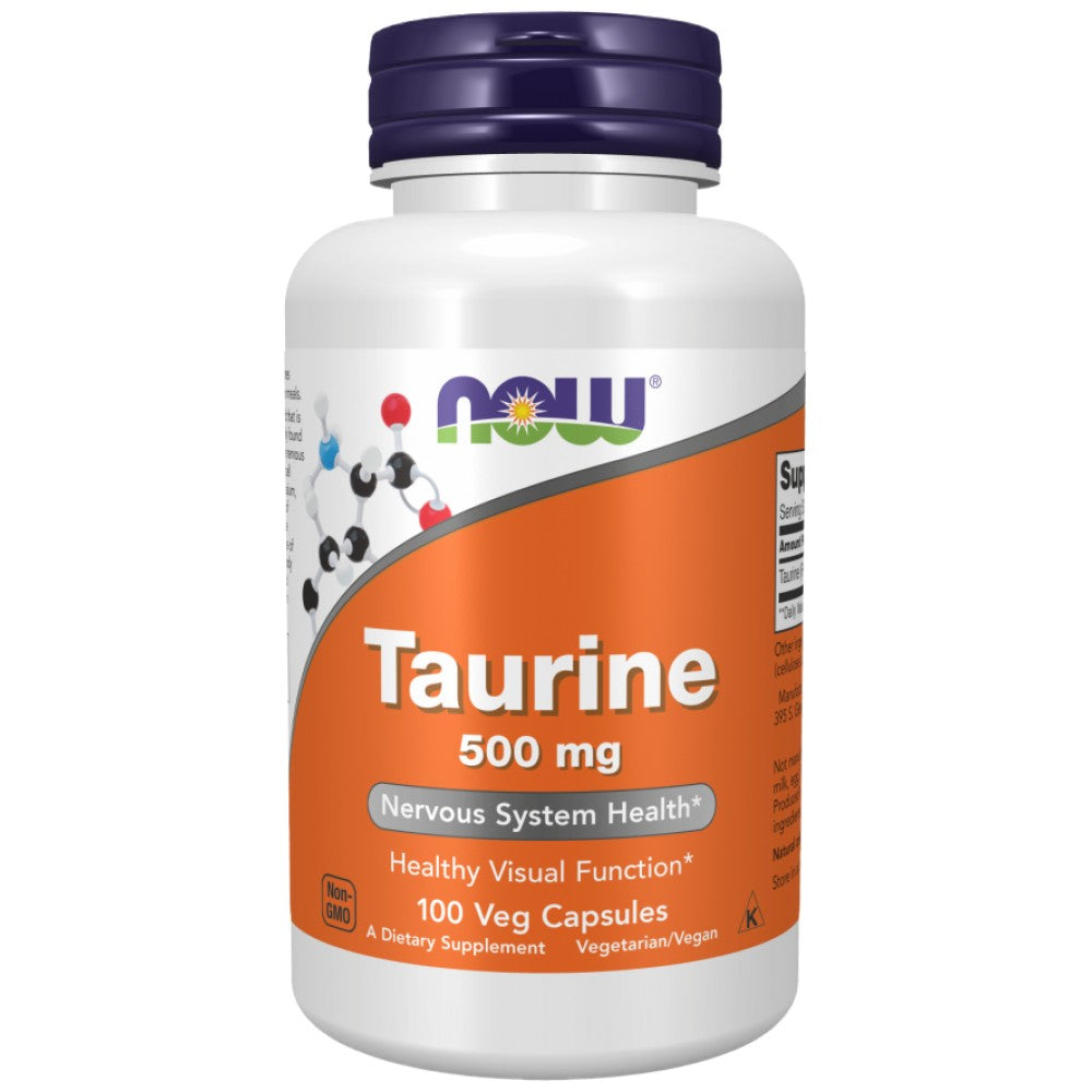 Taurine 500 mg - 100 kapsulių