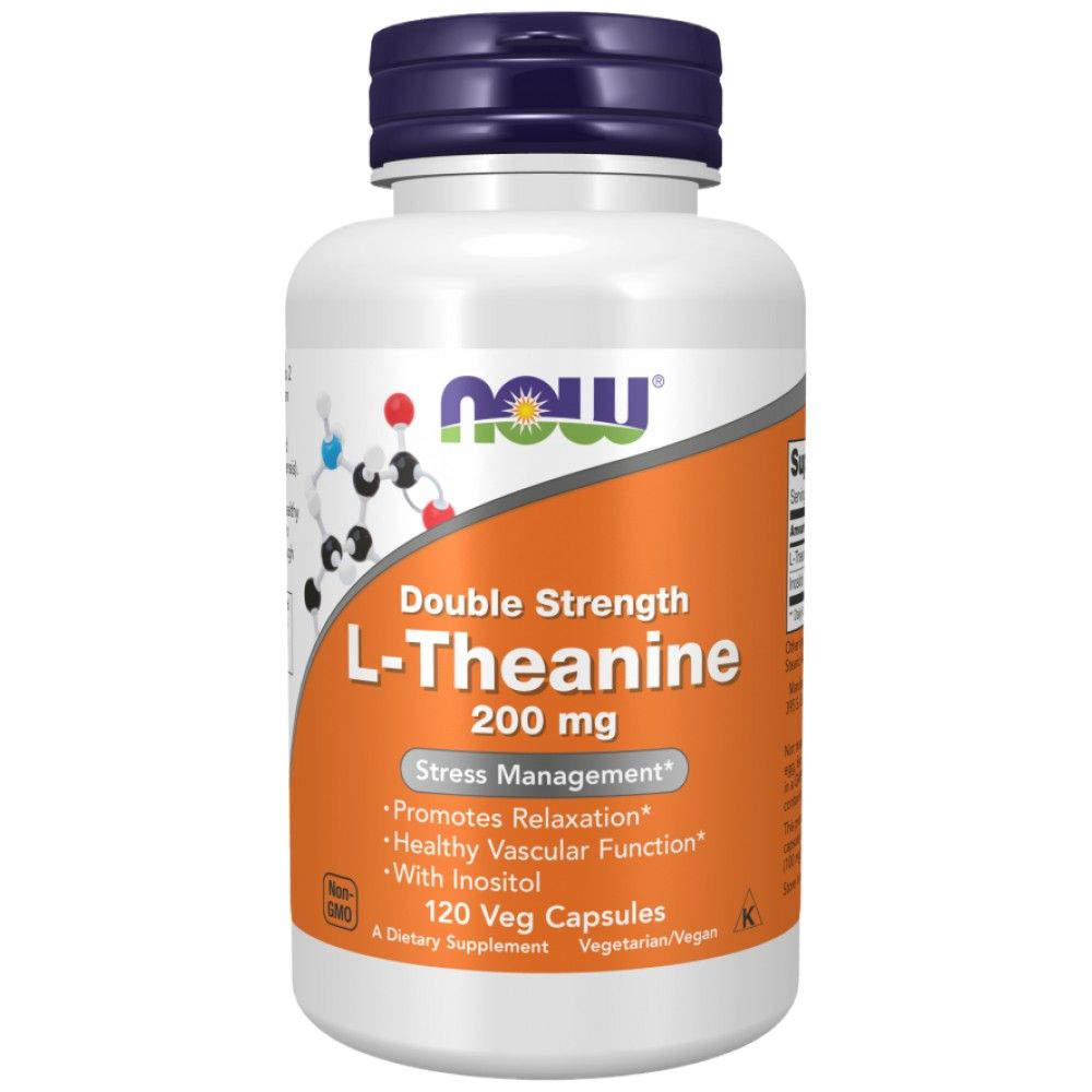 L -theanine 200 mg / Double Strength - 120 capsules