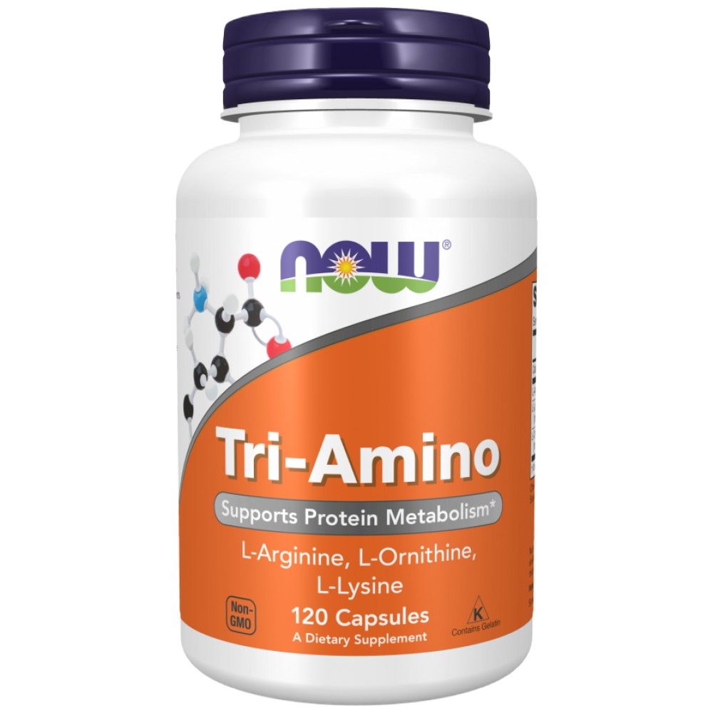 Tri-Amino / L-AARGININE L-RNNITHINE L-LYSINE-120 capsules