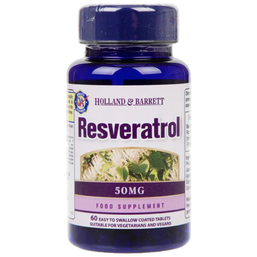 Resveratrol 50 mg 60 tablets