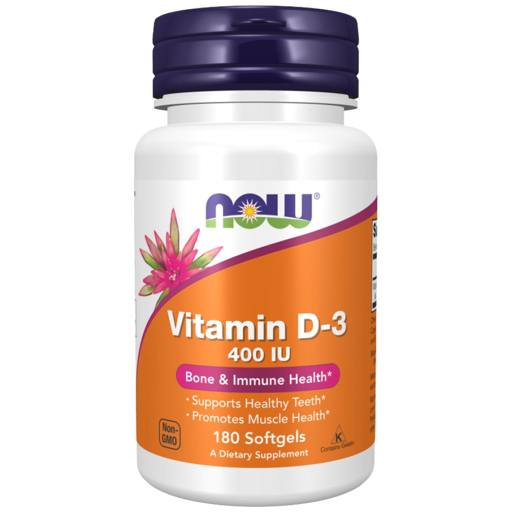 Vitamin D -3 400 IU - 180 Gel Capsules