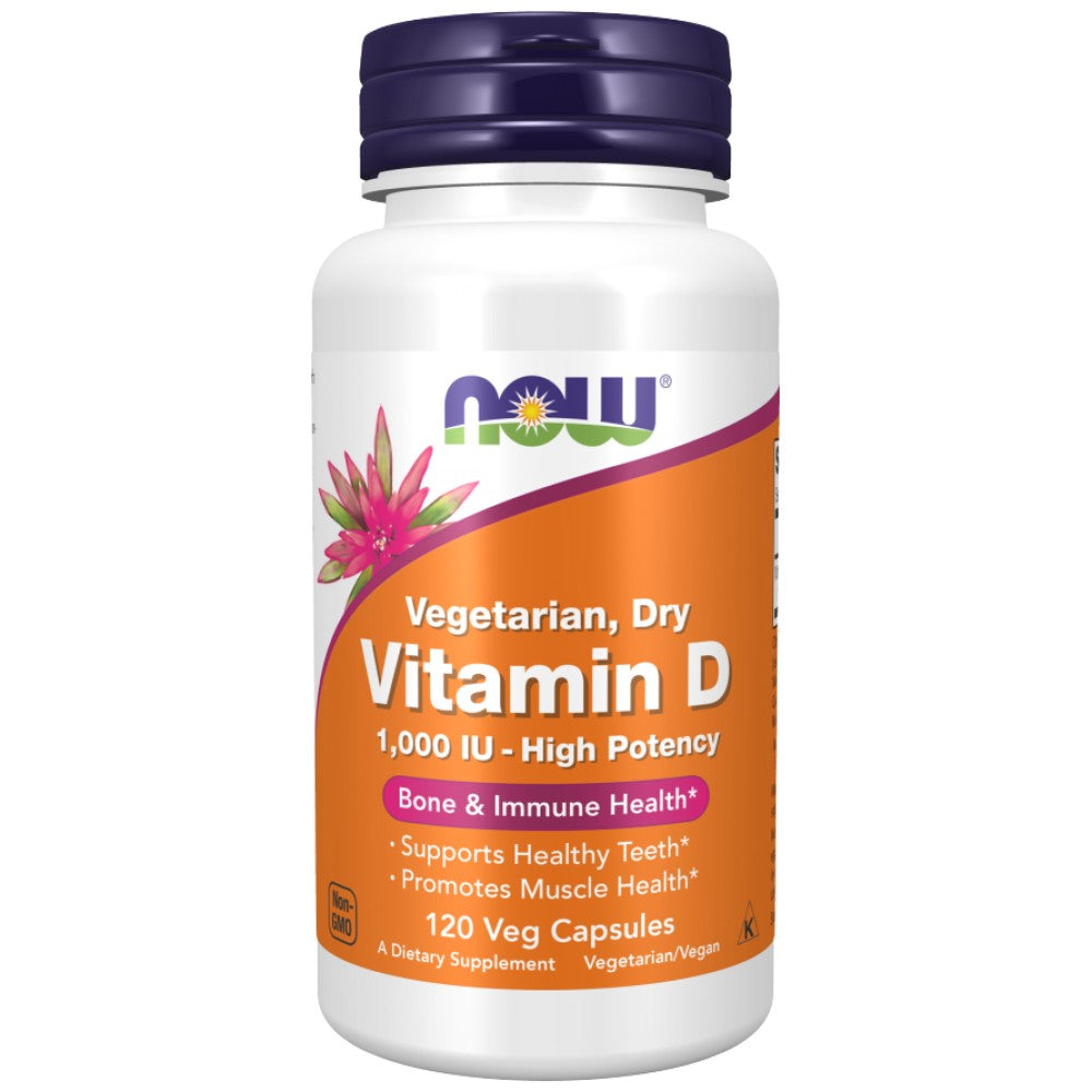 Vitamin D 1000 IU | Vegetarian Dry - 120 капсули - Feel You