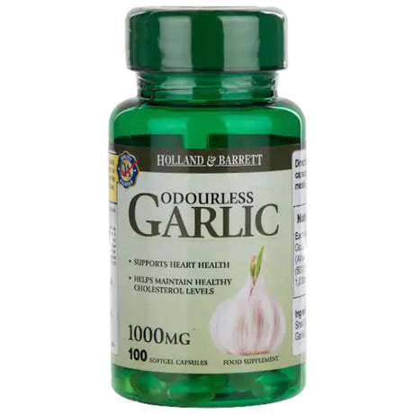 Odourless Garlic 1000 mg - 100 Гел капсули - Feel You