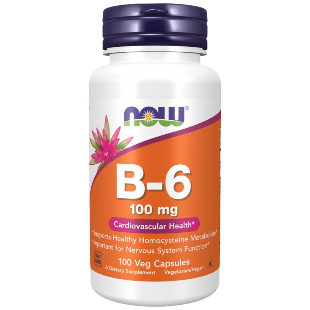 Vitaminas B -6 100 mg - 100 kapsulių