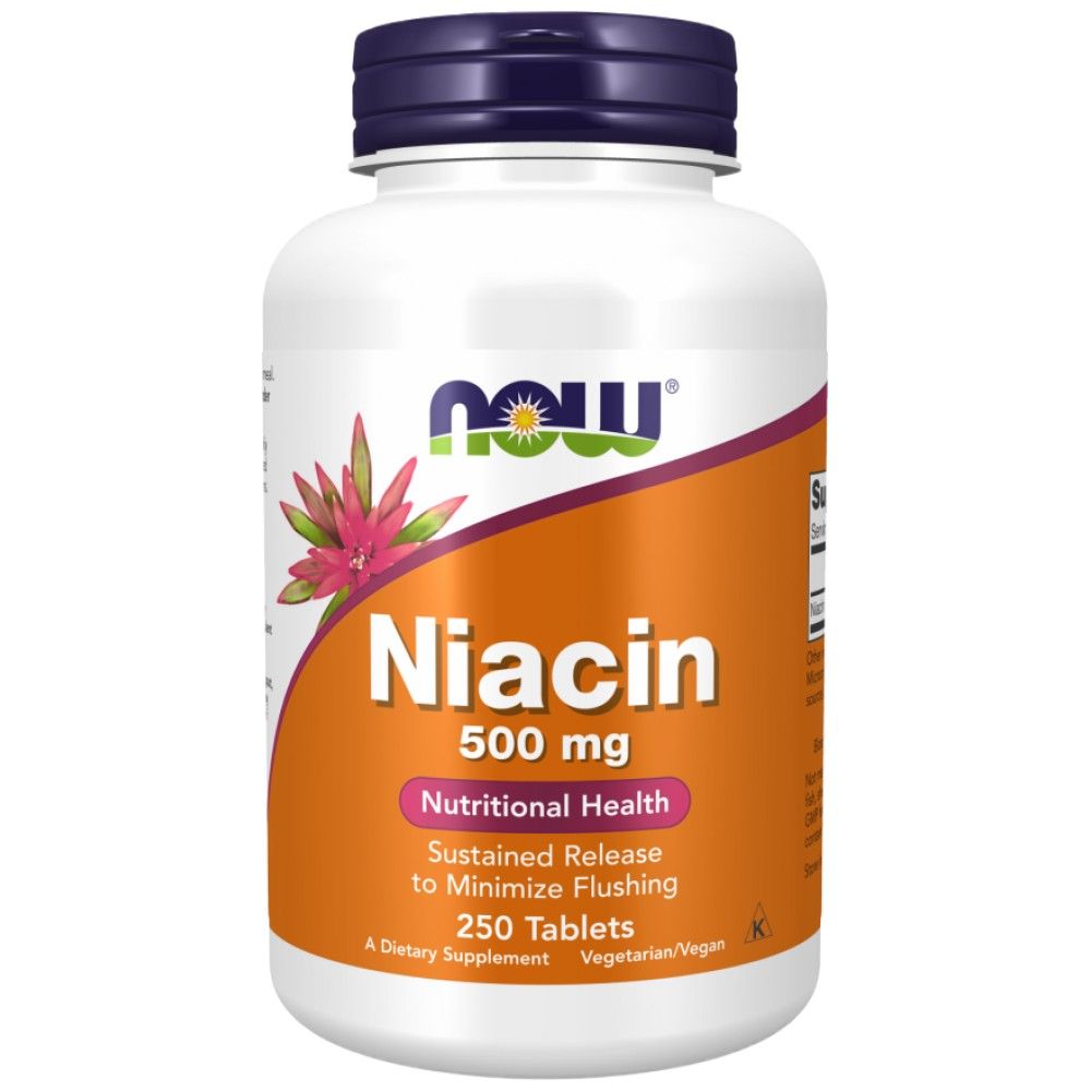 NIACIN 500 mg - 250 tablets