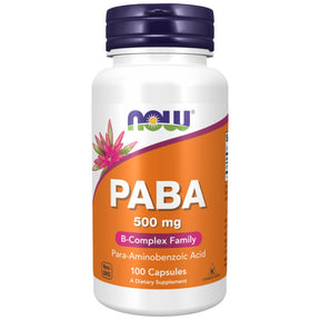 PABA 500 mg - 100 capsules - Nutra Best Europe