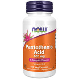 Vitamin B -5 / Pantothenic Acid 500 mg - 100 capsules