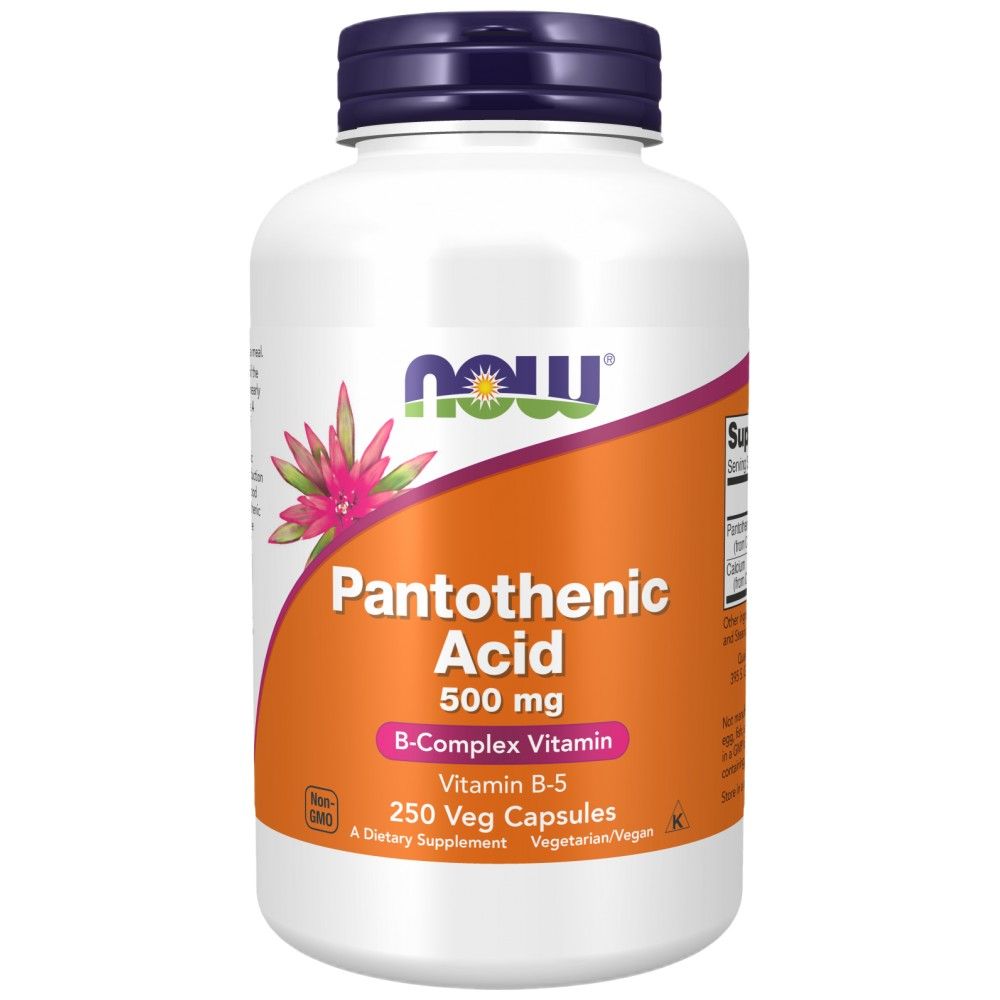 Vitamin B -5 / Pantothenic Acid 500 mg - 100 capsules