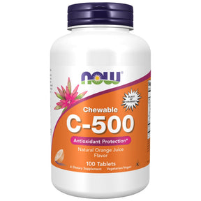 Vitamin C-500 Chewable - 100 Chewable Tablets - Nutra Best Europe