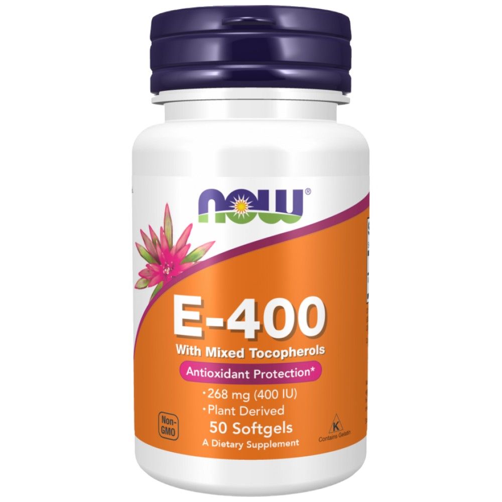 Vitamina E -400 IU MT - 100 cápsulas de gel