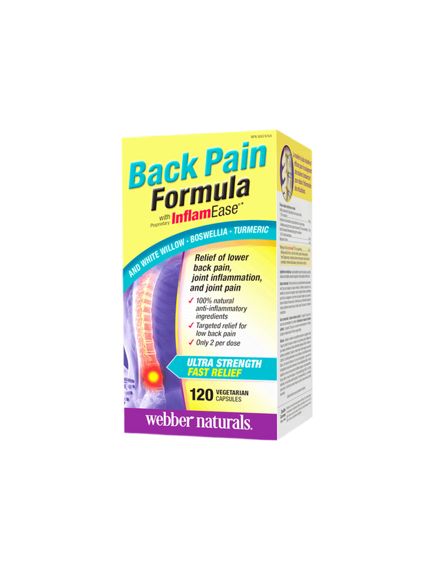 Osteo Back Pain Relief with InflamEase®/ Формула при болки в гърба и ставите х 120 капсули - Feel You