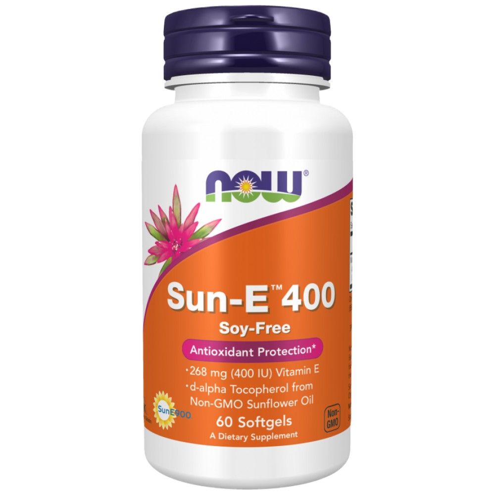 Vitamin Е / Sun-E 400 IU - 60 Гел капсули