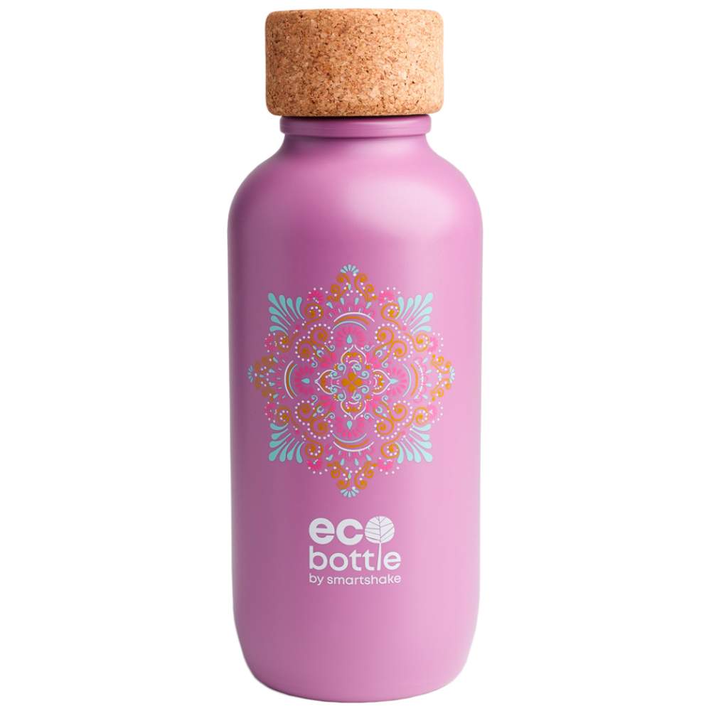 Έξυπνο μπουκάλι Eco | Ροζ mandala - 650 ml