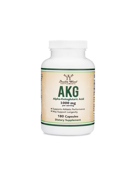 AKG (Alpha Ketoglutaric Acid) / Алфа-кетаглутарова киселина, 180 капсули Double Wood - Feel You