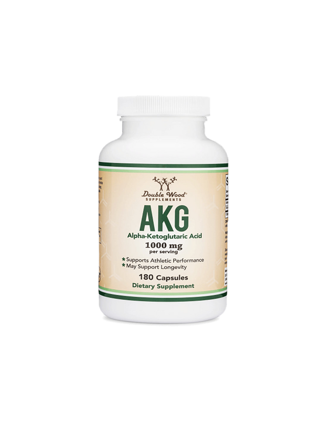 AKG (Alpha Ketoglutaric Acid) / Алфа-кетаглутарова киселина, 180 капсули Double Wood - Feel You