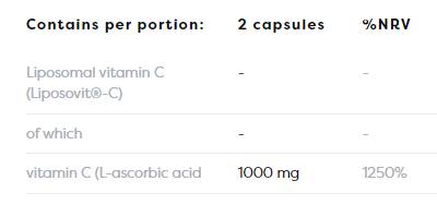 Liposomal Vitamin C 1000 mg - 120 капсули - Feel You