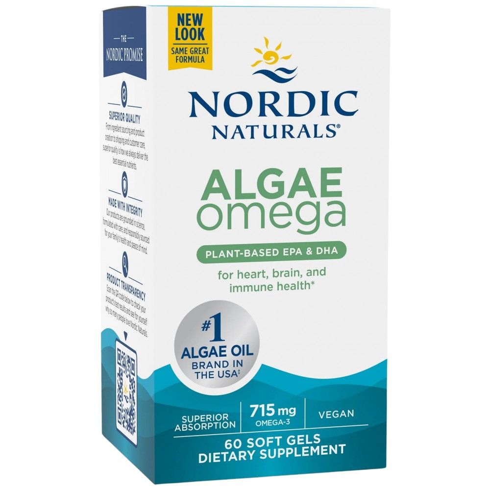 Algae Omega 715 mg - 60 gel capsules