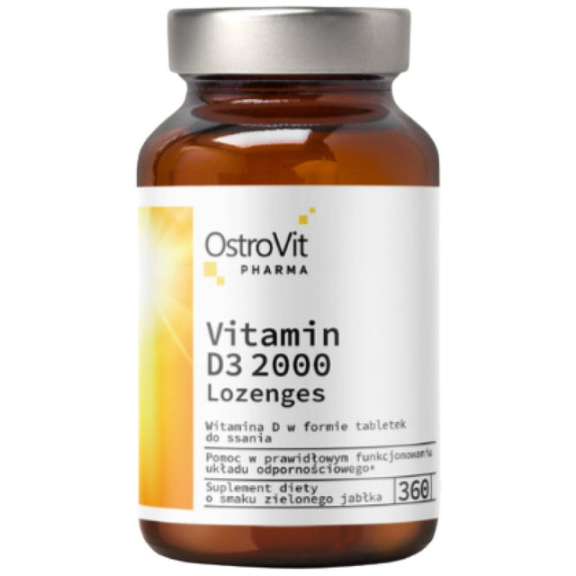 Vitamin D3 2000 IU | Lozenges 360 Подезични таблетки - Feel You