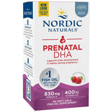 DHA prenatal 830 mg | Con 400 IU D3 - 90 Cápsulas de gel de masticación