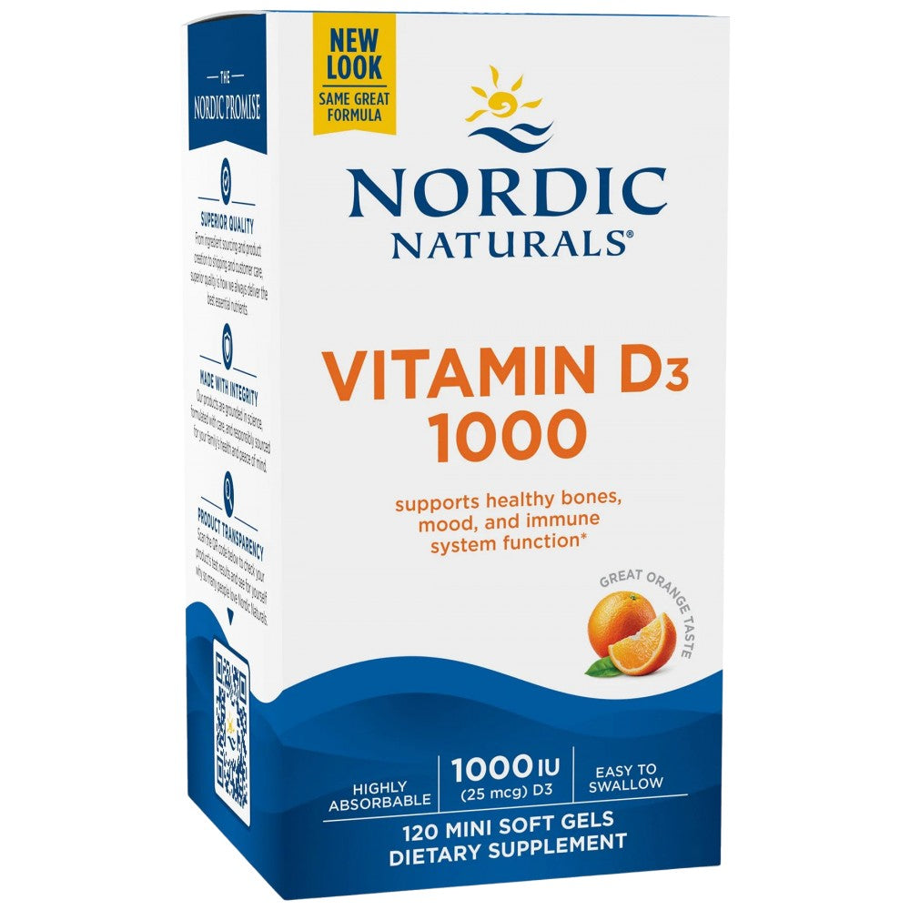 Vitaminas D3 1000 TV - 120 gelio kapsulės