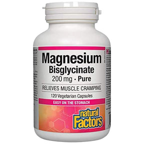 Magnesium Bisglycinate 200 mg - 120 capsules - Nutra Best Europe