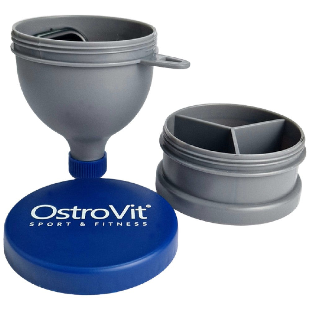 Ostrovit Plastic Funnel | Funnel with a box for vitamins