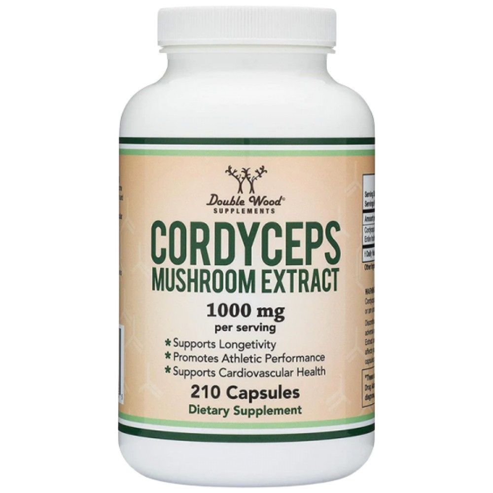 Cordyceps Mushroom Extract 1000 mg - 210 capsules