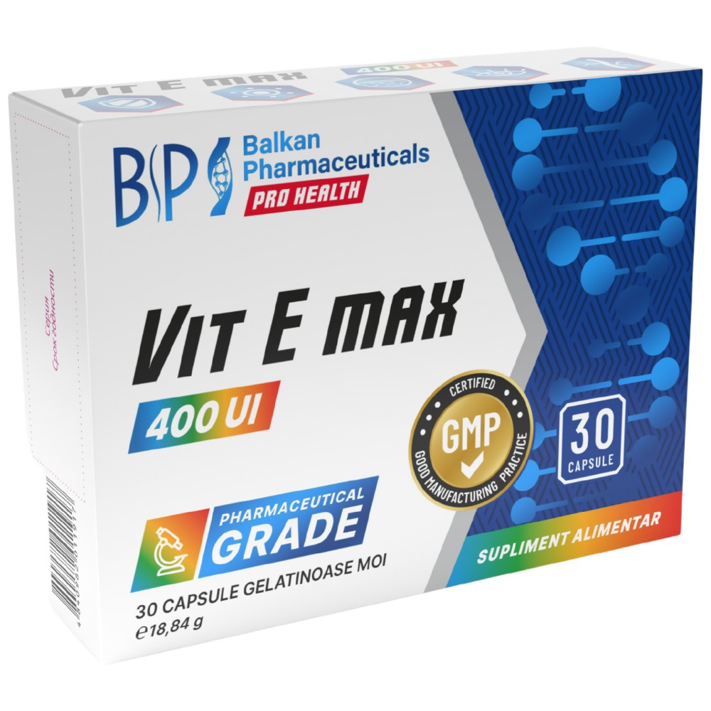 Vit E Max 400 IU - 30 капсули - Feel You