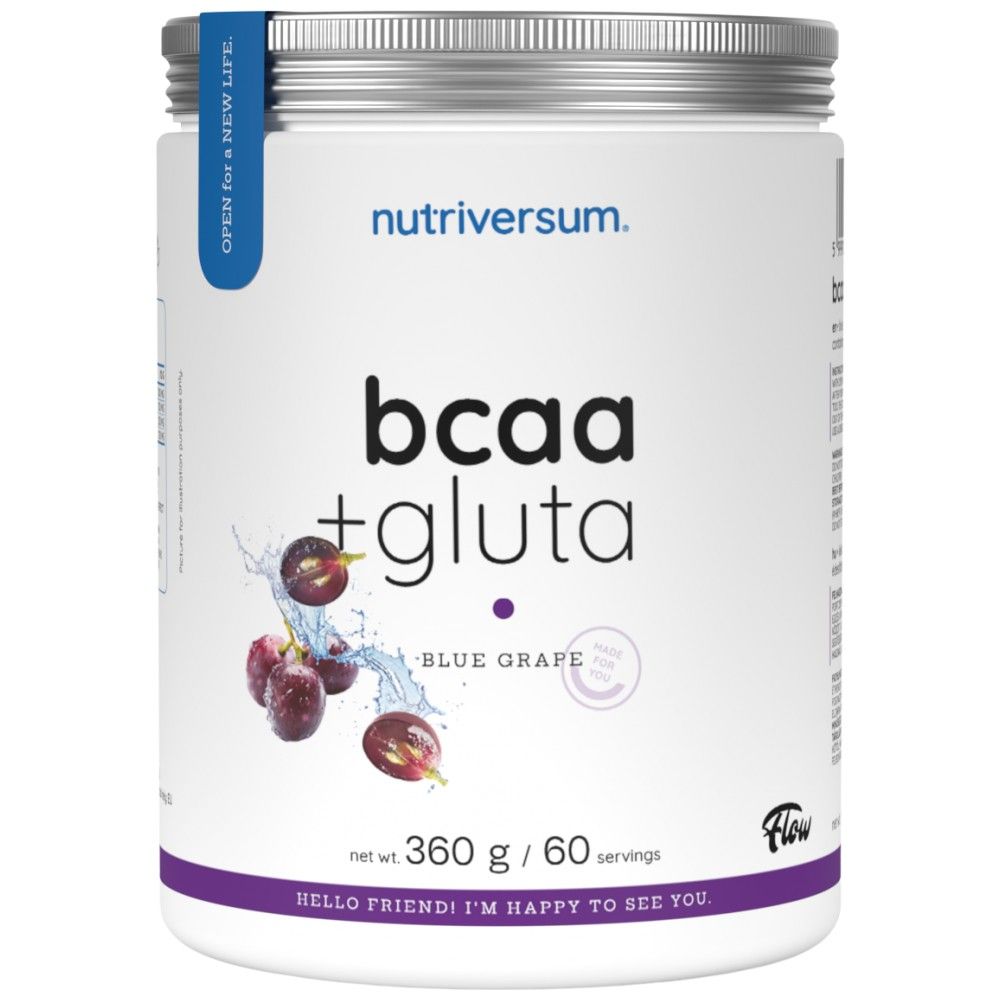 BCAA + Gluta Pudră | Debit - 360 de grame