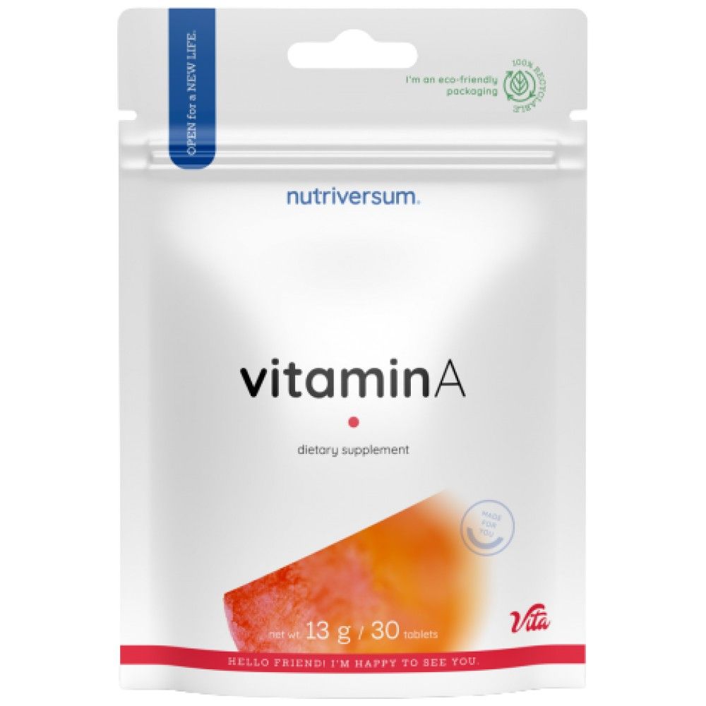 Vitamino A 2500 mc - 30 tablečių