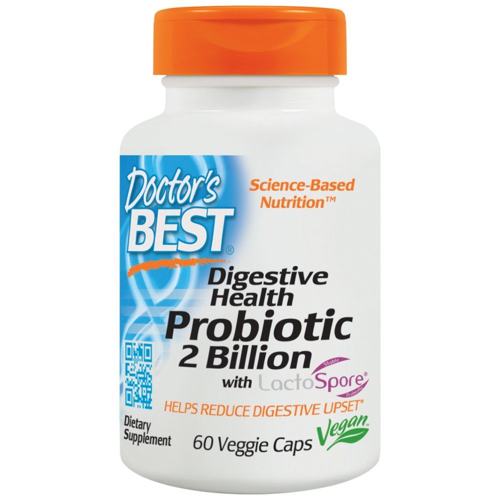 Digestive Health Probiotic | 2 Billion with Lactospore - 60 capsules