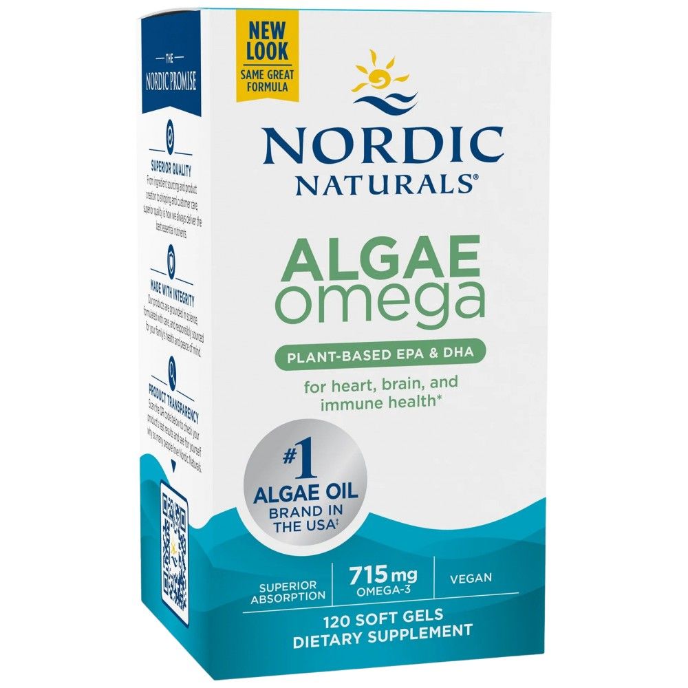 Algae Omega 715 mg - 120 gel capsules