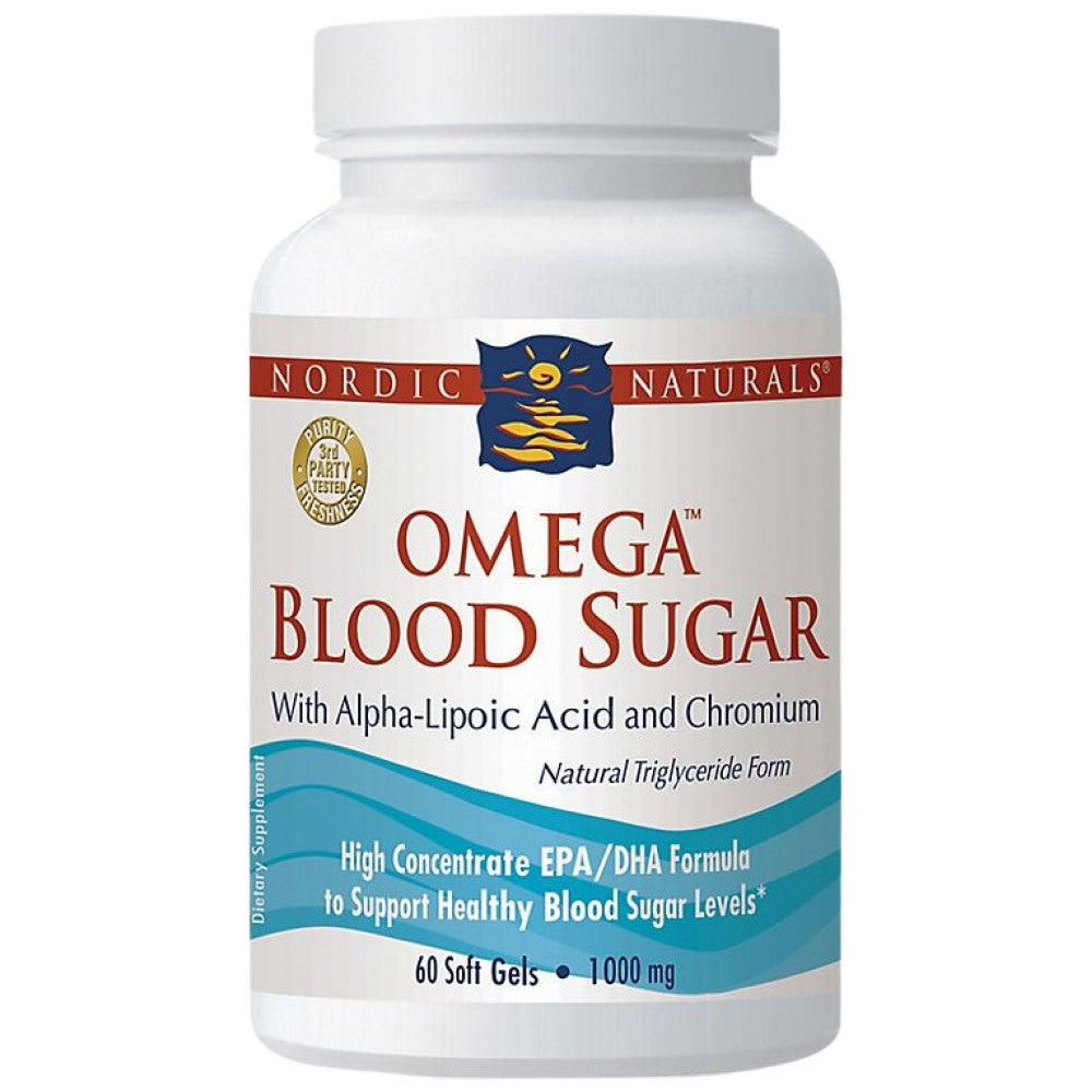 Omega Blood Sugar 896 mg - 60 Gel Capsules