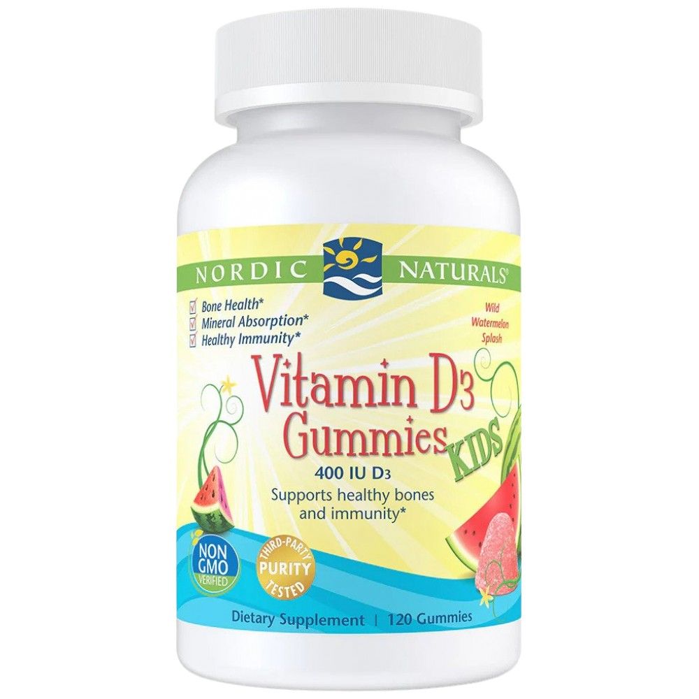 Vitaminas D3 Gummies vaikai 400 IU - 120 Jelly Candy