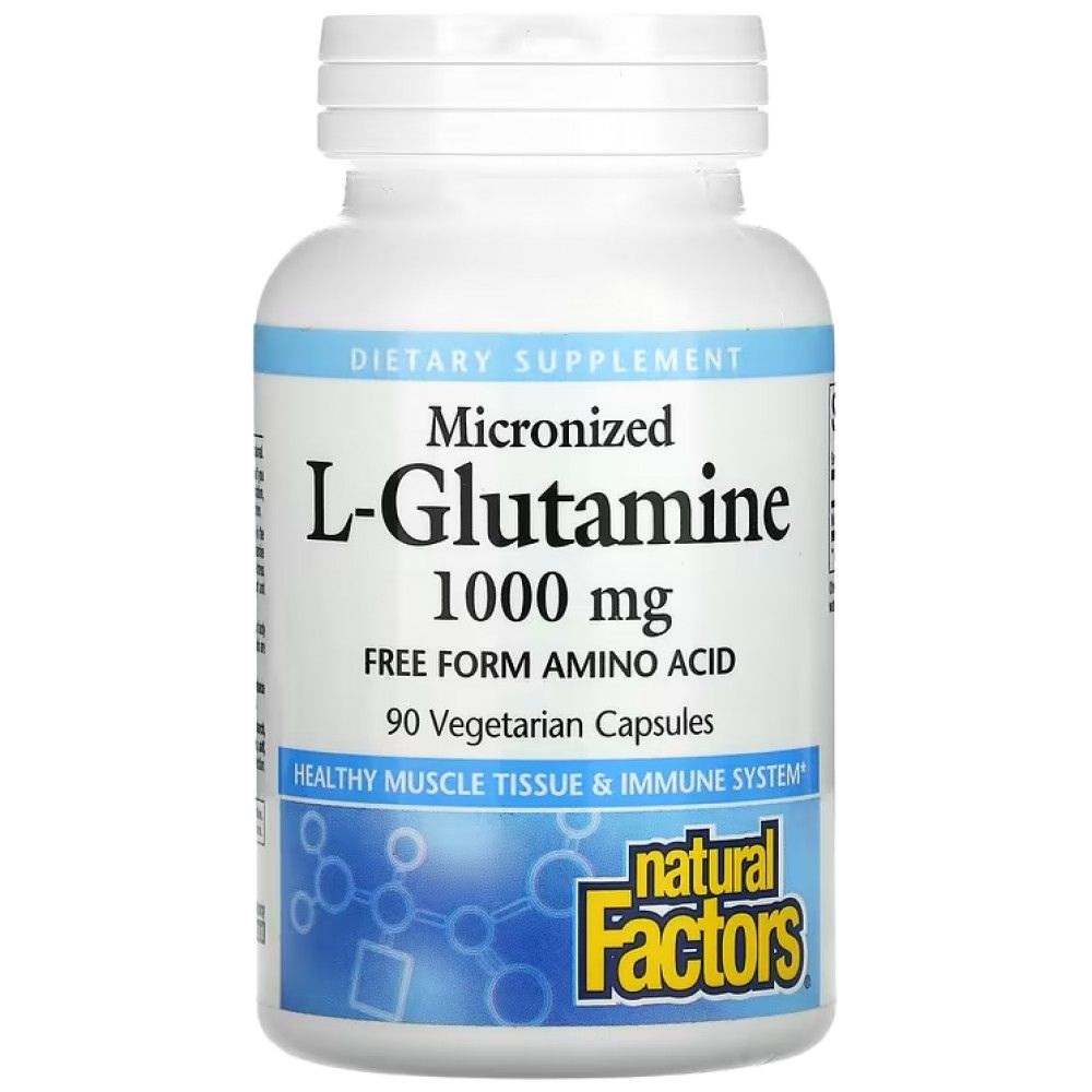 L-glutamin 1000 mg | Mikronizált - 90 kapszula