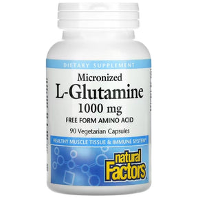 L-Glutamine 1000 mg | Micronized - 90 capsules - Nutra Best Europe
