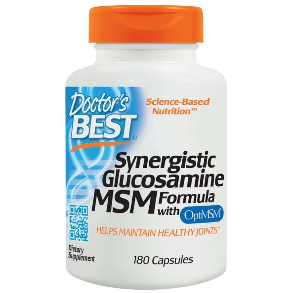 Synergistic Glucosamine MSM Formula |  With optimsm - 180 capsules