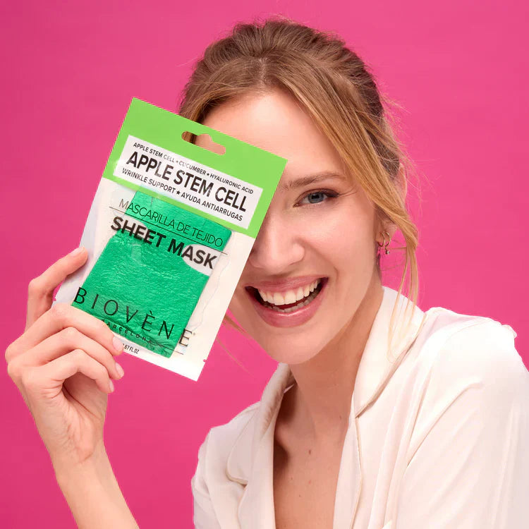 „Apple“ kamieninių ląstelių ir agurkų tvirtinimo ir aušinimo kaukės 1 pora