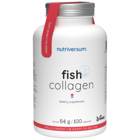 Hydrolyzed Fish Collagen 500 mg | Dedicated to Women - 100 капсули - Feel You