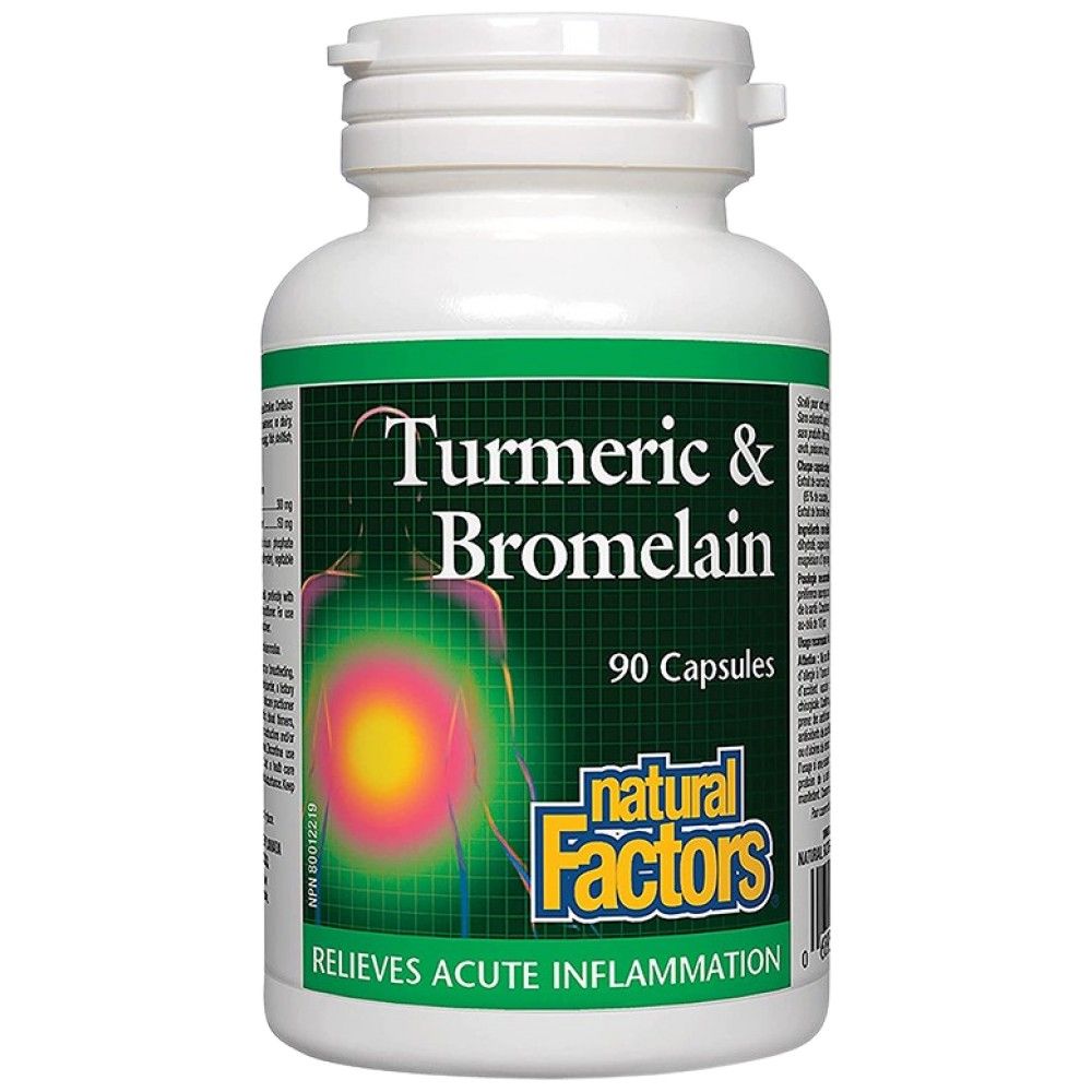 Turmeric & Bromelain - 90 capsules