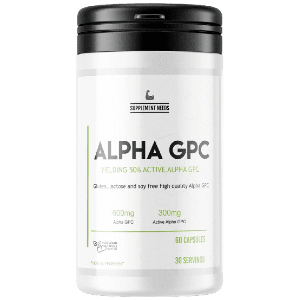 Alpha GPC 600 mg 60 capsules