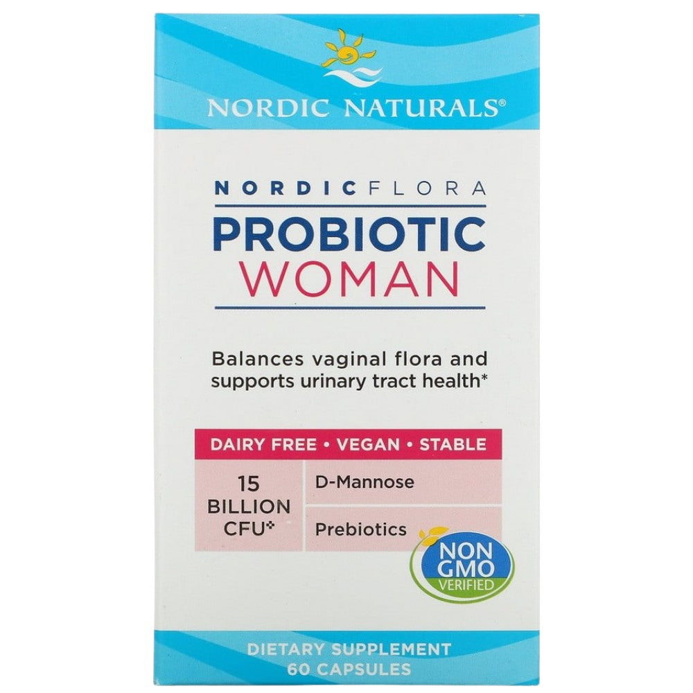 Nordic Flora Probiotic Woman | 15 Billion Active Cells - 60 капсули - Feel You